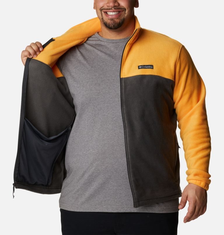 Jachete Din Lână Columbia Steens Mountain 2.0 Full Zip Barbati Mango Negrii | Plus Size WA19SAZQM